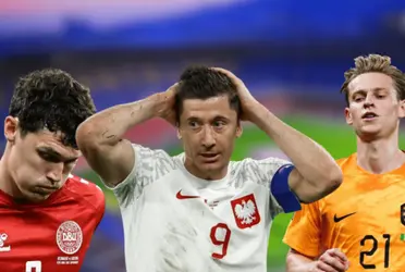 El delantero polaco no pudo ayudar a su equipo marcando goles, luego de un rendimiento colectivo bastante malo de la selección polaca  