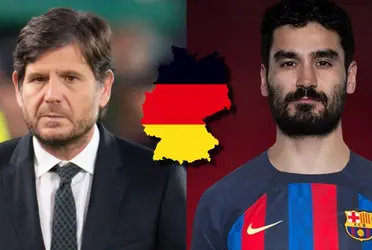 El director de fútbol del Barcelona viajó a Alemania para fichar al mediocentro alemán y podría intentarlo por otro futbolista top
