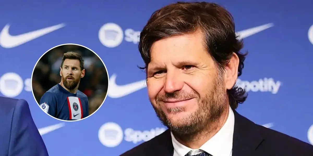 El director deportivo del Barça habló sobre la posible llegada del astro argentino al club
