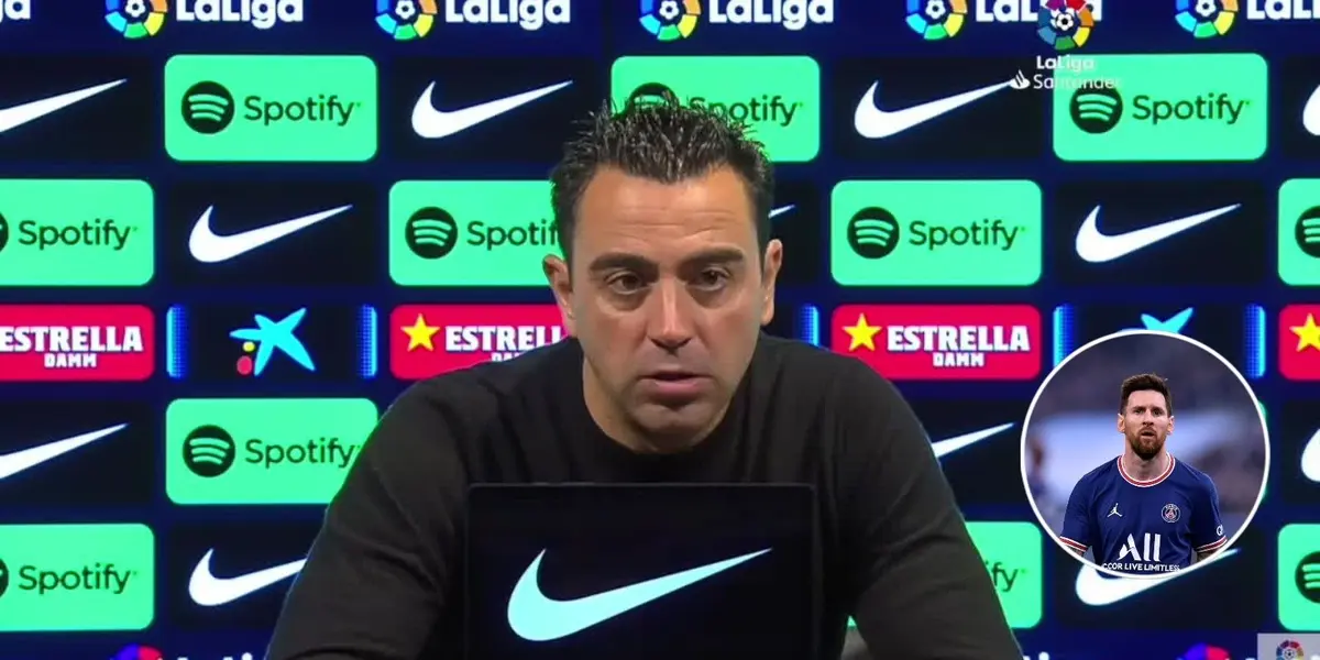El entrenador del Barcelona volvió a referirse al astro argentino cuando le preguntaron en la rueda de prensa post partido