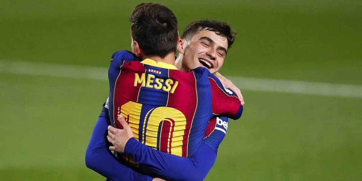 El jugador canario del Barça elogio a su excompañero e ídolo Lionel Messi en la aplicación para chatear con futbolistas