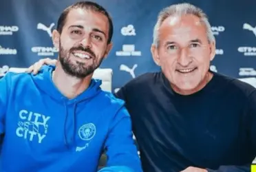 El mediocampista portugués ha renovado su contrato con el Manchester City, poniéndole fin a la novela con el FC Barcelona. El padre de Bernardo revela algunos detalles 