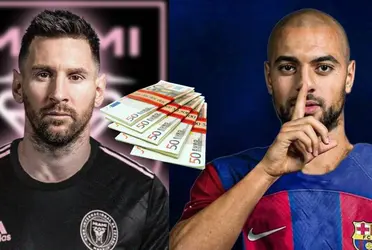 El pivote marroquí va loco por fichar por el Barça y es por eso que aceptaría hasta este trato para venir, al contrario de Messi