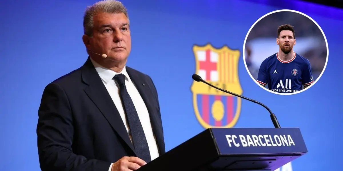 En el día del partido ante el Getafe, el presidente del Barça respondió a un fan sobre la posible vuelta de Messi