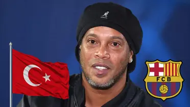 Está mejor que muchos en Barça, la insólita aparición de Ronaldinho en la TV turca