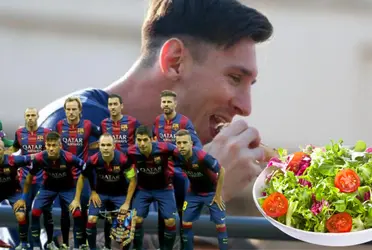 La lista de las comidas que se reveló recientemente en la plantilla del Barça en el 2015 está dando mucho que hablar  