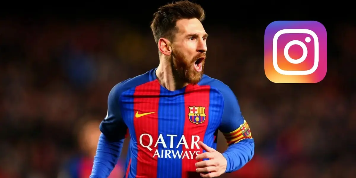 Tras la dura derrota de ayer, el astro argentino le hizo un pequeño guiño al Barça en sus redes sociales
