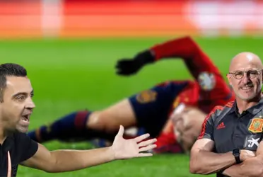 El entrenador de la selección tomó una absurda decisión para el partido de ayer, que ahora le cuesta la lesión de Gavi tanto a él como al Barça