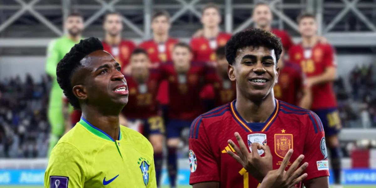 Lamine le da una lección a Lamine con la selección de España mientras él se dedica a llorar y pelearse con hinchas