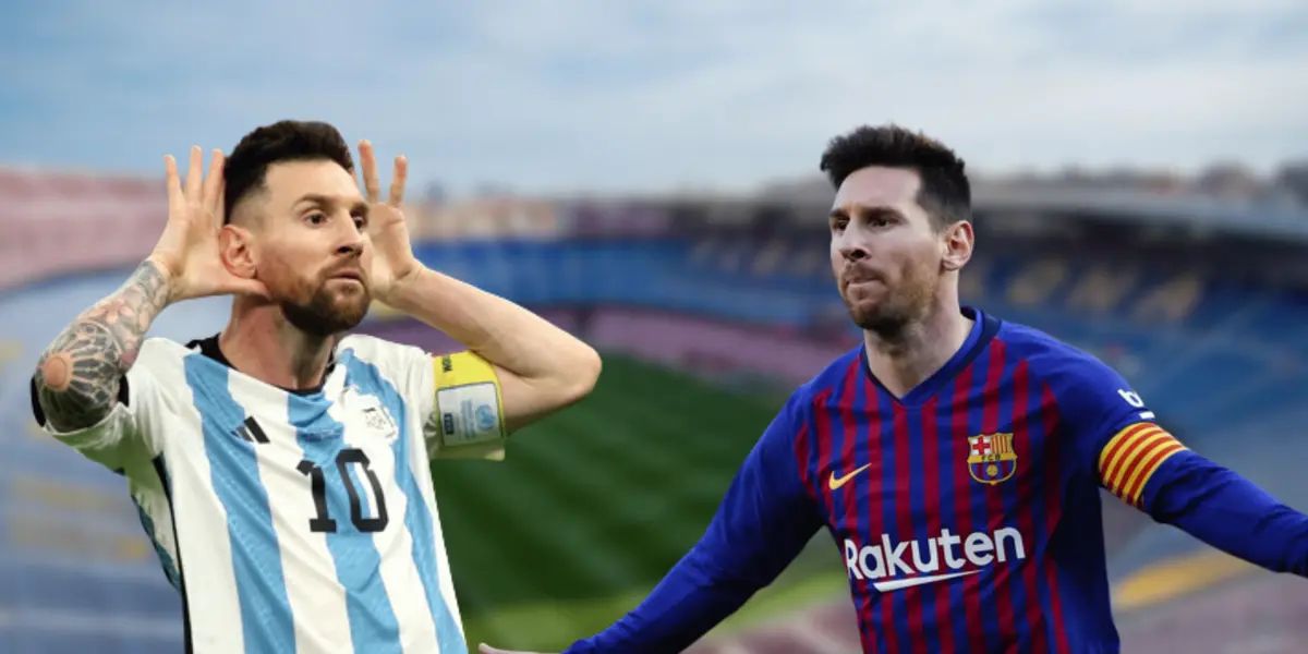 El astro argentino fue preguntado acerca del juego y rendimiento que está dando esta selección albiceleste en comparación al Barça, y la respuesta de Messi sorprendió