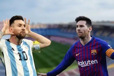 El astro argentino fue preguntado acerca del juego y rendimiento que está dando esta selección albiceleste en comparación al Barça, y la respuesta de Messi sorprendió