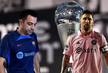 El astro argentino no se presentó a los premios pero sí votó y mira donde lo dejó a Xavi