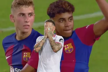 El Barça pasa a ganar el partido de la manos de Lamine y de la mano de Sergio Ramos en propia puerta