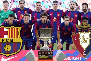 El Barça y el Osasuna se enfrentarán por la Supercopa y estos serían los equipos probables para iniciar el encuentro