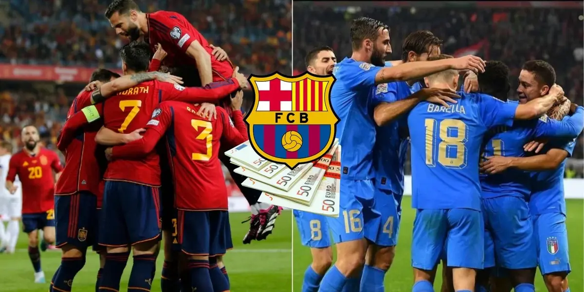 El Barcelona estaría tras lo pasos de uno de los mejores futbolistas italianos del momento