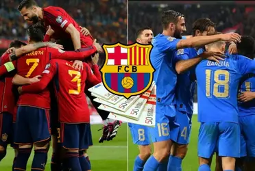 El Barcelona estaría tras lo pasos de uno de los mejores futbolistas italianos del momento