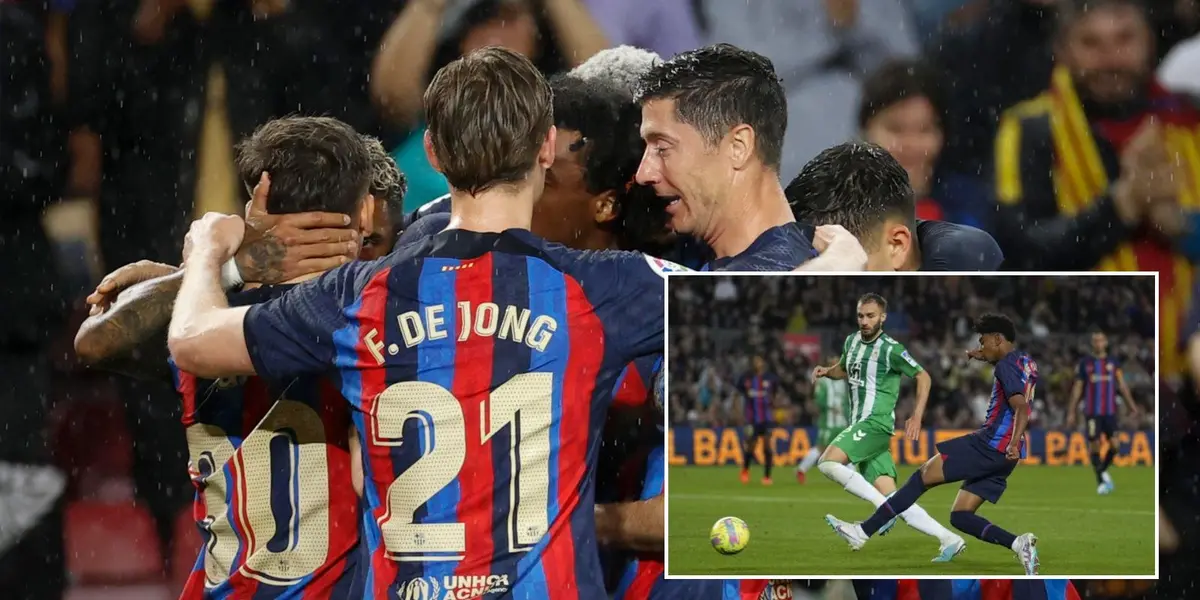 El Barcelona recibió al Real Betis en el Camp Nou y el de Mataró realizó su debut con una ocasión que hizo vibrar a todo el estadio