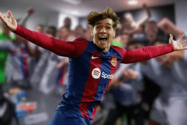 El canterano de 17 años recibió mucho cariño tras un debut soñado el pasado domingo, y el Barça publicó un video con su recibimiento en el vestuario 