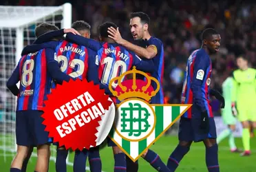 El conjunto blaugrana podría enviar hasta cinco jugadores al Real Betis para la próxima temporada