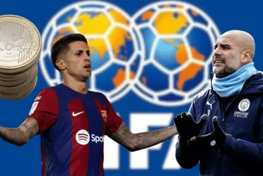 El conjunto blaugrana se podría beneficiar de la sanción que le caería al City, para quedarse con Cancelo por céntimos prácticamente  