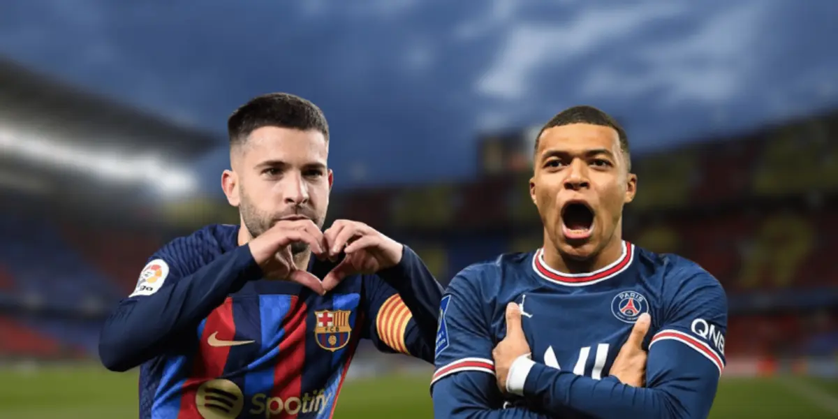 El delantero francés todavía sigue en el PSG y no parece que el Madrid vaya a ir a por él, pero Jordi Alba podría hacer realidad su llega al Barça ¿Por un meme?