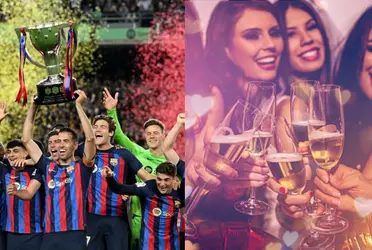 El futbolista del Barcelona que lo sacó campeón y para celebrar, hizo una fiesta llena de mujeres