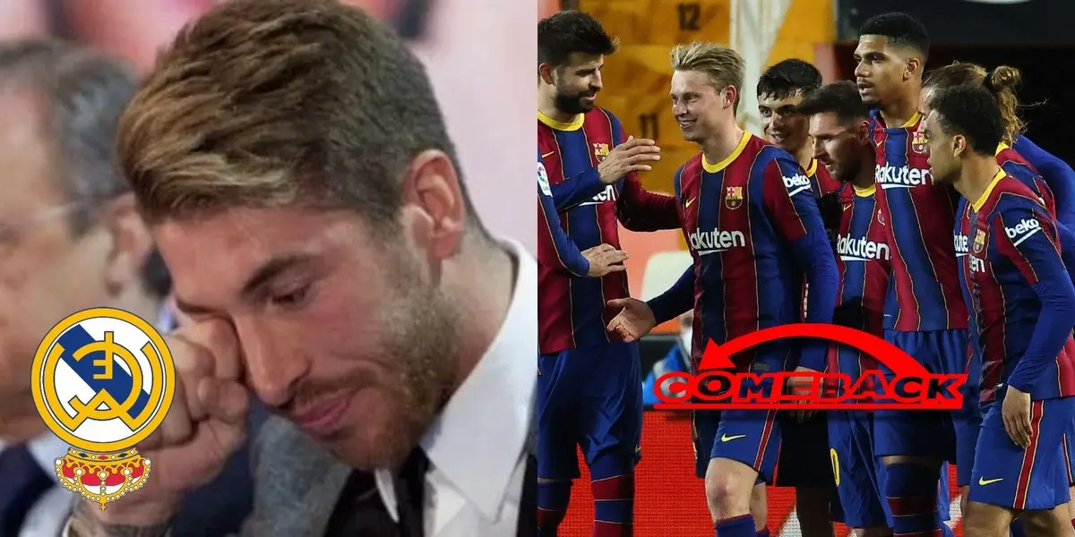 El jugador que regresará al Barça, no como Ramos que fue desestimado por el Madrid