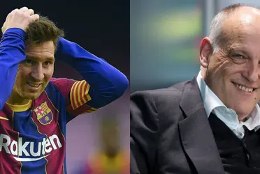 El presidente de LaLiga habló en rueda de prensa y dio a entender que el regreso de Messi al Barça podría no ser una realidad