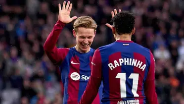 Frenkie de Jong marcó un gol histórico vs Getafe, el gesto del Barça para con él