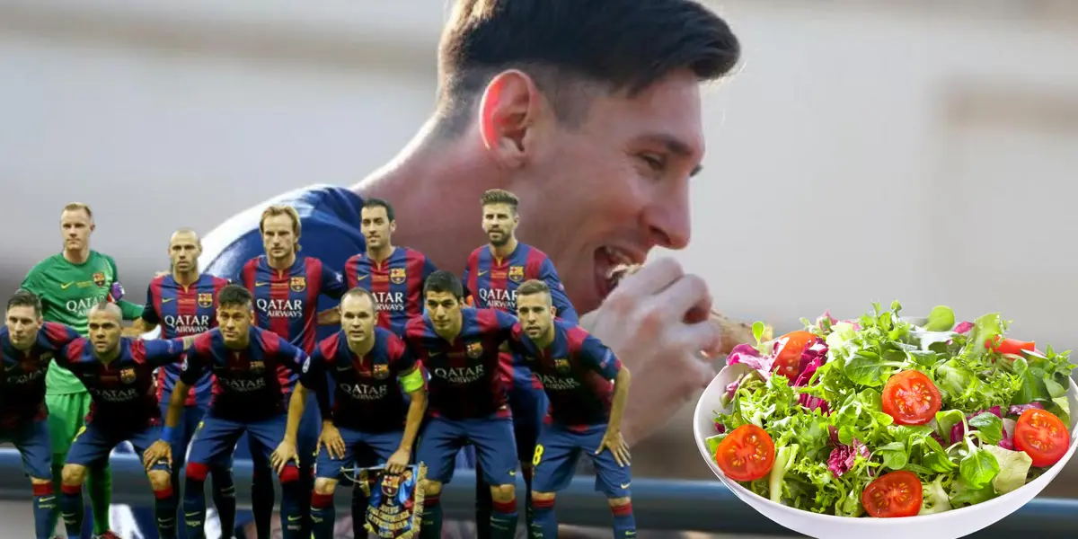 La lista de las comidas que se reveló recientemente en la plantilla del Barça en el 2015 está dando mucho que hablar  