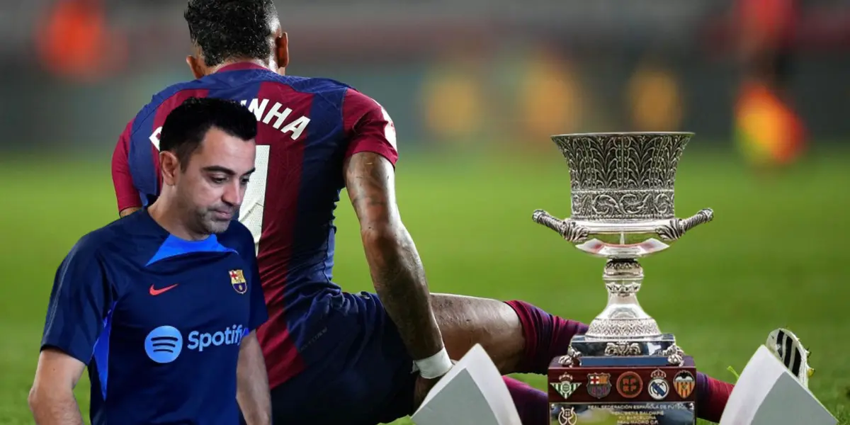 La peor noticia para Xavi, se confirma la lesión de Raphinha ¿Se pierde la final vs Madrid? 