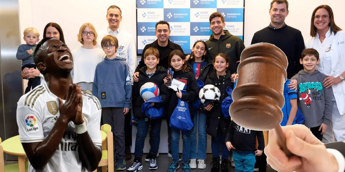 Los jugadores del Barça atendieron hoy a su cita con la caridad, mientras que desde la otra acera se saltan juicios 