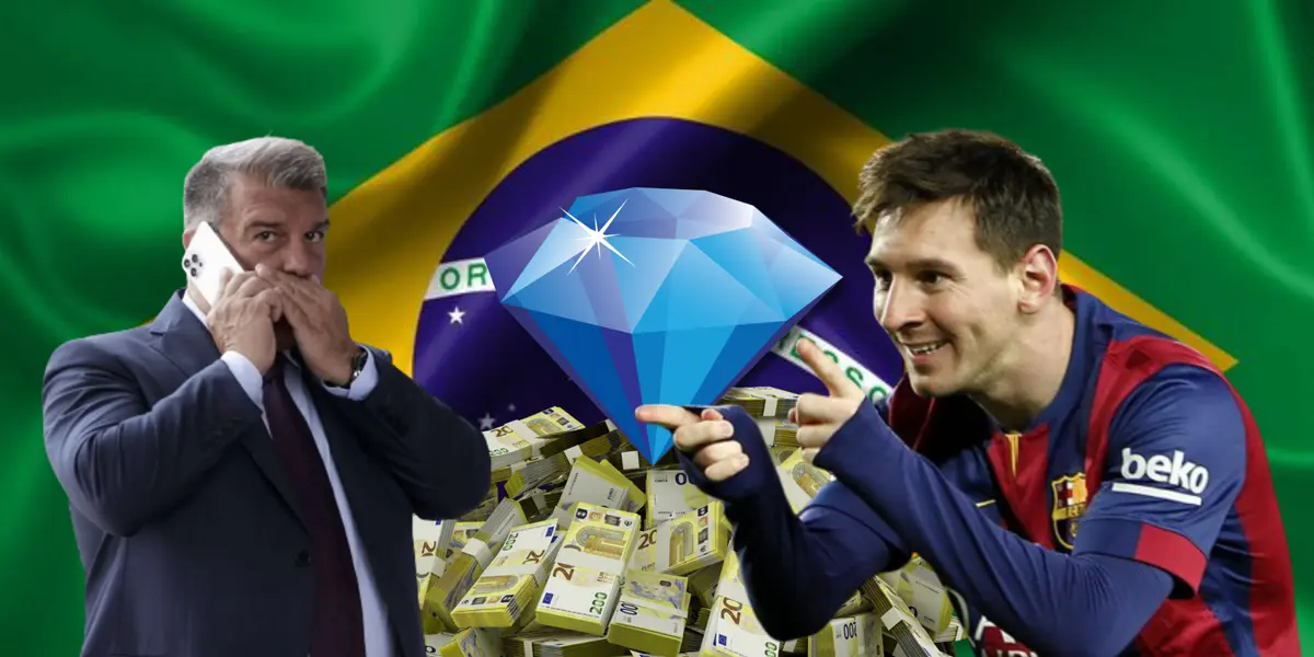 Mientras Barça no tiene dinero, así ficharían a esta joya de Brasil que comparan con Messi