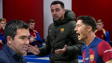 Mientras Deco lo ataca, la defensa de Lewandowski a Xavi como entrenador de Barça