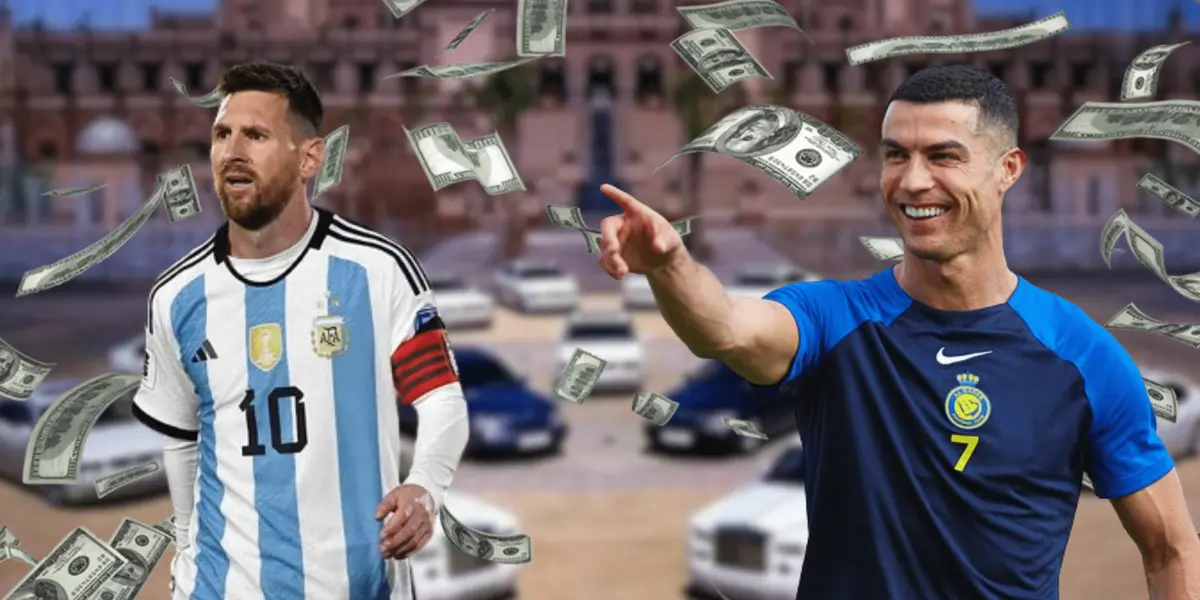 Mientras el portugués se gasta millones en autos, Messi pasa sus días haciendo acciones para los argentinos 