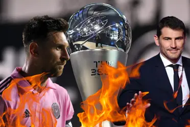 Mientras Messi ganó el The Best, mira como de ardido quedó Casillas en redes