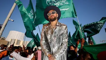 Neymar llegó a Arabia tras el carnaval en Brasil, el estado físico deplorable