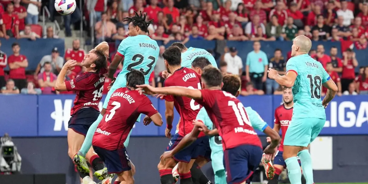 Partido entre FC Barcelona y Osasuna