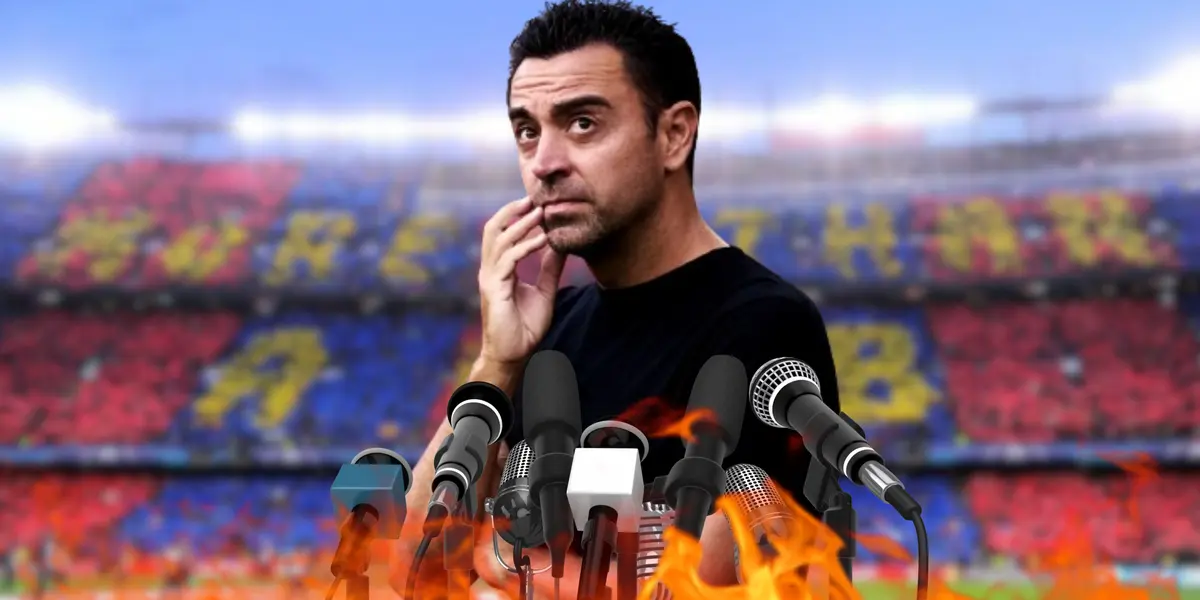 Xavi está con la soga al cuello en Barça y mira la excusa que dio ante la prensa