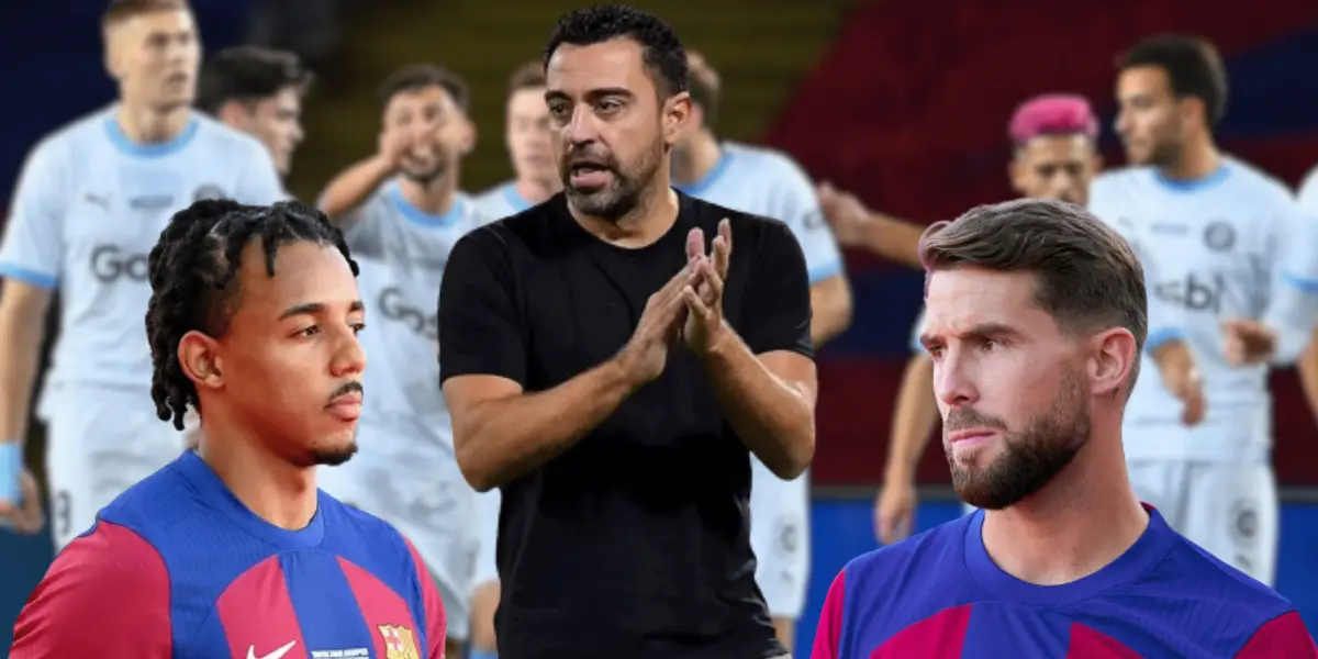 Xavi sorprendió a todos con el cambio que realizó en la segunda parte en la zaga y como se pararon los jugadores lo que quedaba de partido 